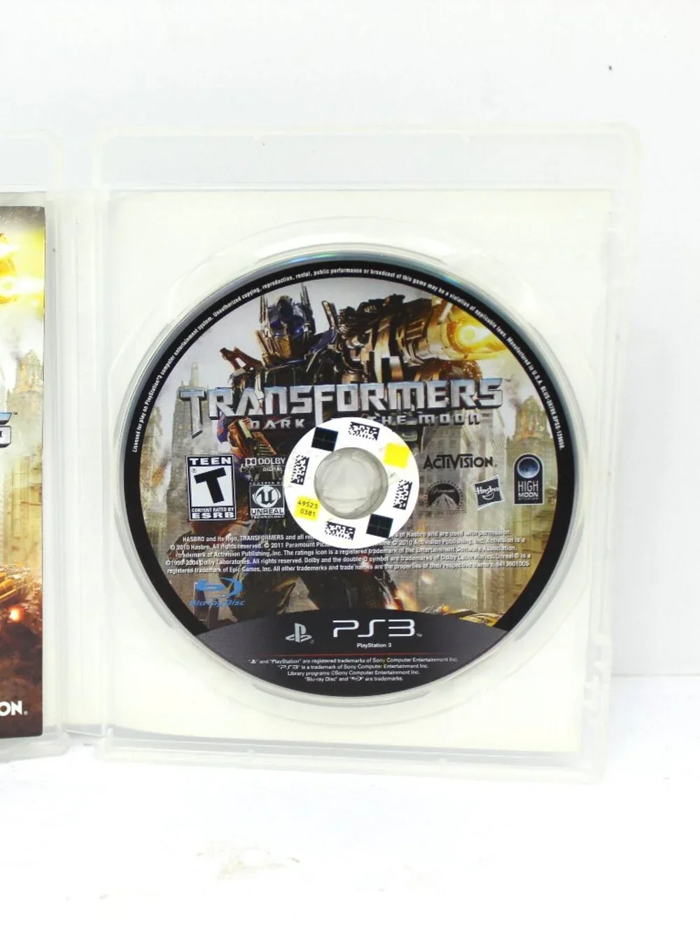 Transformers: Dark of the Moon Sony PS3, 2011 - Complete with Manual CIB TESTED!